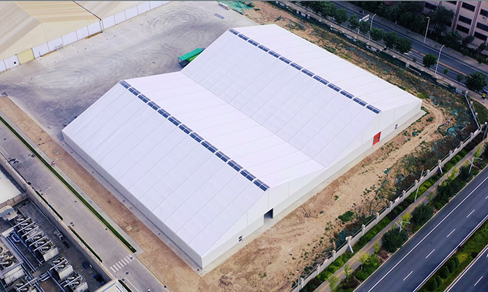 蘭州康師傅倉(cāng)庫(kù)篷房