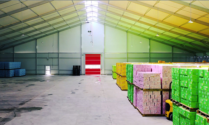 蘭州康師傅倉(cāng)庫(kù)篷房